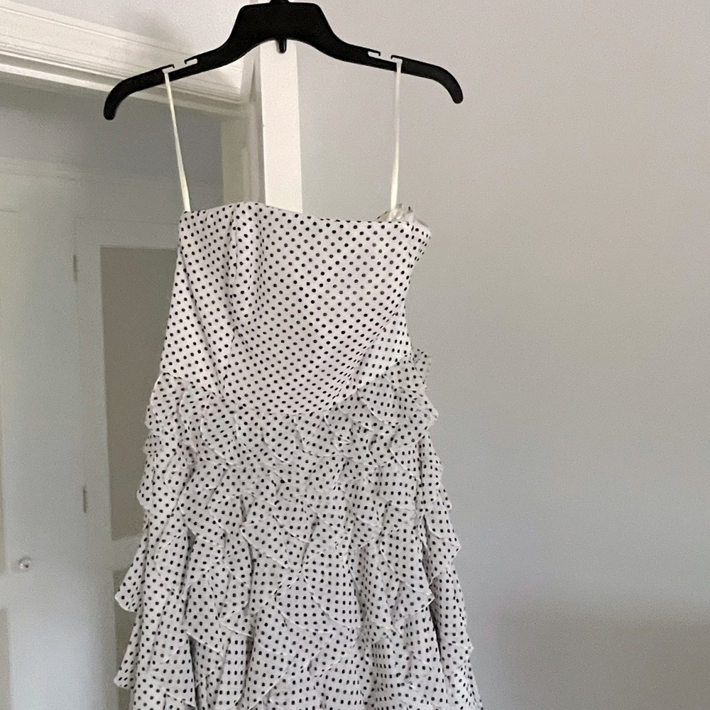 White House Black Market polka dot dress